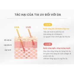 Bức xạ tia UV đốt cháy da như thế nào?